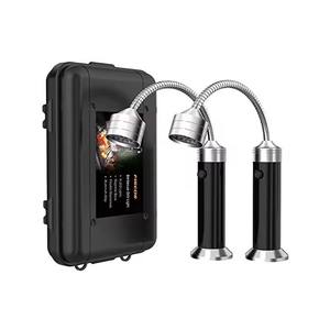 Parrilla magnética <span class=keywords><strong>Weber</strong></span> para barbacoa, lámpara de iluminación LED, herramientas para exteriores resistentes al calor, imán Industrial, accesorios de luz para barbacoa para - Product Image 4