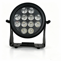 Nouveau style de projecteur LED PAR sans fil DMX à écran tactile, 12*18W, IP65, pour extérieur, avec antenne anti-casse