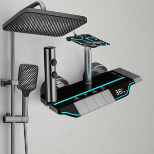 Ensemble numérique intelligent <span class=keywords><strong>de</strong></span> mix <span class=keywords><strong>de</strong></span> piano <span class=keywords><strong>de</strong></span> système <span class=keywords><strong>de</strong></span> <span class=keywords><strong>douche</strong></span> <span class=keywords><strong>de</strong></span> robinet avec le <span class=keywords><strong>kit</strong></span> <span class=keywords><strong>de</strong></span> valve thermostatique d'écran d'affichage à cristaux liquides - Product Image 1