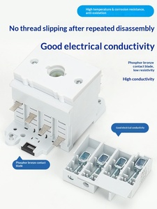 Si&hel 600V 1000V 1200V TUV CB CE Interruptor Isolador CC Fotovoltaico 16A 32A 4P para Energia Solar Externa à Prova d'Água IP66 50Hz ABS Cobre - Product Image 4