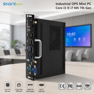 Mini PC industriel interactif Sharerdp Factory Wholesale H310 H110 <span class=keywords><strong>OPS</strong></span>, processeur Core i3 i5 i7 de 6e et 7e génération, ordinateur embarqué pour écran plat - Product Image 1