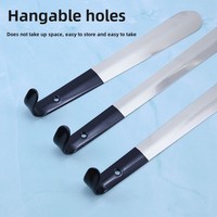 Chausse-pied pratique en acier inoxydable Xuan Yi Yi avec poignée ergonomique pour personnes âgées et femmes enceintes – Conception durable, plusieurs tailles disponibles