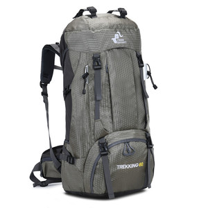 <span class=keywords><strong>Mochila</strong></span> de Senderismo y Camping Impermeable de 60L, Personalizada, al por Mayor, ODM, con Correa Desmontable, Cierre de Cremallera, Anti-Robo - Product Image 6