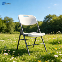 Chaises pliantes en acier au carbone pour cérémonies, chaise pliante légère pour événements en plein air, camping, fêtes, haut de gamme