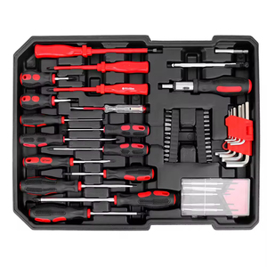 Kit d'outils de réparation 399 pièces, grande clé à double ouverture, étui rigide noir, acier au chrome-vanadium, personnalisation OEM - Product Image 5