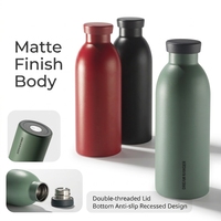 Ensemble de Bouteilles Isothermes YEKEA Vert Menthe Moderne – Isolation Thermique 24-36 Heures – Bouteille Isotherme Élégante en Acier Inoxydable pour la Rentrée Scolaire