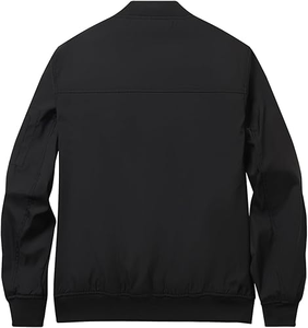 High-quality Men's Winter <b>Smart</b> Casual Bomber <b>Jacket</b> Durable Comfortable Windproof Breathable Eco-Friendly Canvas OEM Service - Product Image 4