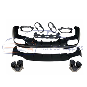 Difusor con Tubo de Escape para W118 <span class=keywords><strong>CLA</strong></span>, Mejora <span class=keywords><strong>45</strong></span> <span class=keywords><strong>AMG</strong></span>, Alerón Trasero para -Clase, Puntas 2019+ - Product Image 1