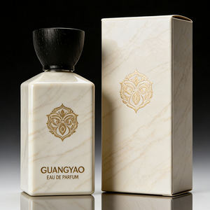 Nouveau produit explosif : Flacon de parfum 50 ml avec emballage personnalisé, impression par transfert d'eau et logo en relief, flacon pulvérisateur vide - Product Image 1