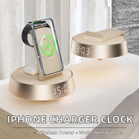 Chargeur à Induction pour Montre Intelligente avec Radio Numérique et Réveil Matinal pour Recharge Sans Fil