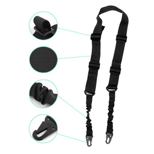 Sangle à deux points MESOROCK MEMKO001 en nylon de qualité supérieure avec ajusteur de longueur et crochet <span class=keywords><strong>métallique</strong></span>, fentes et logo personnalisables - Product Image 2