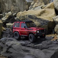 Camion RC tout-terrain RGT EX86020 Invader 1/10 4WD avec châssis en résine et métal CNC, 25KG, 4 canaux, portée <150m, éclairage LED, expert RTR, chargeur inclus