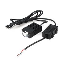Nouveau projecteur LED Bi-LED universel pour moto et voitures, lentille de phare laser simple mini matrice 1,5 pouce 25W 6500K