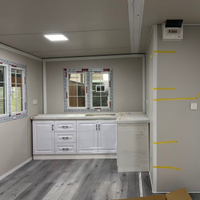 Venta de Fábrica, Casa Prefabricada de Alta Calidad de 40 pies con 2 Dormitorios, Casa Móvil Pequeña, Casa Contenedor Expandible