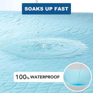 犬用100% 防水犬おしっこパッド滑り止め吸収性洗えるおしっこパッド - Product Image 3