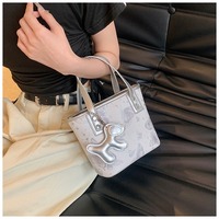 Sacs en PU populaires pour femmes pour l'été, sacs à bandoulière et sacs fourre-tout polyvalents, sacs seau tendance 2024, sacs portables
