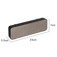 Horloge LED colorée avec écran miroir en plastique carré de 671 mm, réveil avec lumière RVB pour enfants, salon, maison