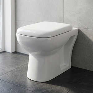 WC en céramique carré de style européen avec siphon en S, sanitaires pour salle de bain - Product Image 4