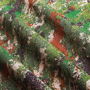 OEM ODM 65% Poliéster 35% Algodão Tecido Camuflado Barato Resistente a Rasgos 225GSM Ripstop Tecido Camuflado Personalizado - Product Image 3