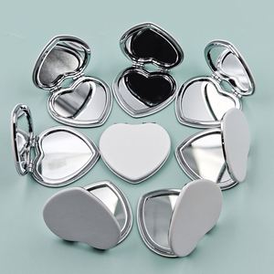<b>Small</b> Foldable Pocket Cosmetic Mirrors Factory Wholesale Double-Sided Makeup Pocket Mirror Heart <b>Small</b> Foldable Makeup Mirror - Product Image 1