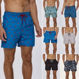 तैराकी शॉर्ट्स पॉलिएस्टर बनाने की क्रिया swimwear के पुरुषों की शॉर्ट्स beachwear mens तैरना शॉर्ट्स boardshorts