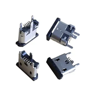 Conector USB 2,0 tipo b 5 pin hembra vertical de montaje en superficie conector smt usb 20 Dongguan fabricante WINPIN