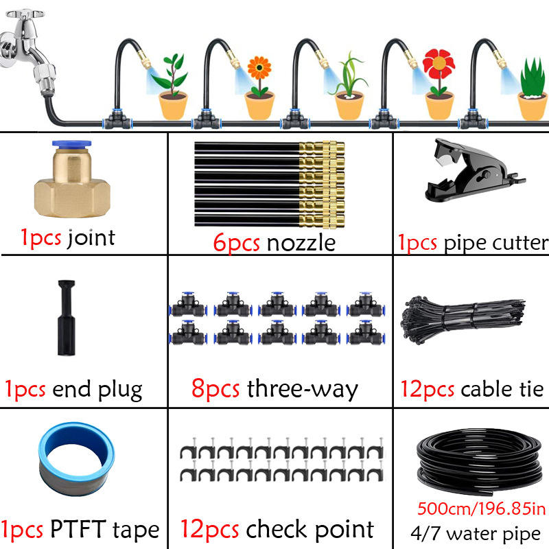 Kit d'atomisation omnidirectionnel 46, portée 5m