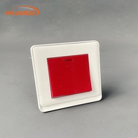 Prise murale double blanche 2025 conforme BS 1363 avec interrupteur, ignifuge, volets de sécurité enfant 10A/20A, pour usage domestique et bureautique