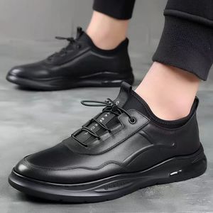 Nouvelles chaussures pour hommes - Chaussures en cuir élégantes pour affaires - Chaussures décontractées en cuir souple respirantes à lacets pour hommes - Style britannique formel - Product Image 3
