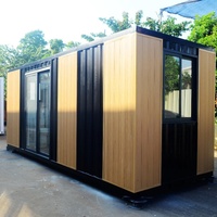 Prix d'usine 20 'industriel préfabriqué conteneur d'expédition maison écologique chambre atelier salon bureau hébergement toilette