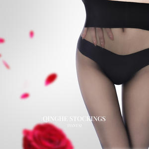 Medias de seda sin costuras con entrepierna profunda 0,01 suaves, pantimedias transparentes 3D ultrafinas y sexis con entrepierna abierta para hombres y mujeres - Product Image 2