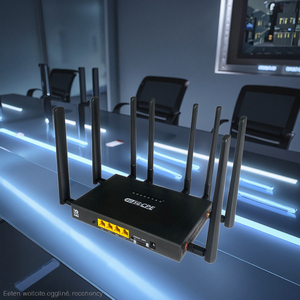 Công Nghiệp Mobiler Wlan Router 5G Doanh Nghiệp Cách Sử Dụng 3000Mbps <span class=keywords><strong>Wifi</strong></span> Tốc Độ 4G/5G Với Khe Cắm Thẻ Sim LTE CPE Router Không Dây - Product Image 1