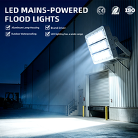 Projecteur LED modulaire détachable 50-200W 160lm/W IP65 AC85-265V pour éclairage commercial extérieur de stades, terrains, tunnels et places