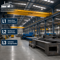 Bâtiment d'atelier préfabriqué en acier, entrepôt industriel haute résistance Q355B pour la logistique, usine métallique à installation facile