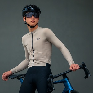 Lameda Maillot de cyclisme à manches longues pour <span class=keywords><strong>homme</strong></span> <span class=keywords><strong>Hiver</strong></span> Tops à séchage rapide <span class=keywords><strong>Tenue</strong></span> de vélo sublimée Marque privée pour adultes Nouveau sans couture - Product Image 4