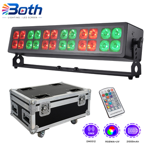 Luz LED Inalámbrica a Batería para Eventos, 24x12W RGBWA+UV con Control DMX para Bodas y Fiestas - Product Image 1