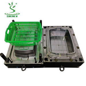 แม่พิมพ์ตะกร้าพลาสติกฉีดพลาสติกสีเขียวดีไซน์ดีจากเจ้อเจียง - Product Image 3