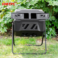 Meilleur prix Poubelle à compost en plastique assemblée à l'extérieur 160L Gobelet à compost Bokashi Composteur domestique