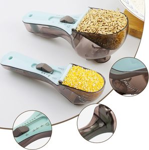 Kitchen Utensils Adjustable <b>Measuring</b> <b>Spoons</b> Sugar Scoop Flour <b>Measuring</b> Cup Baking Metering Scoop for Cake Baking Cooking - Product Image 2