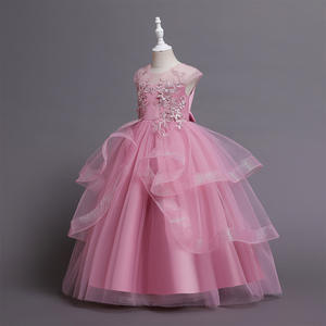 Elegante vestido <span class=keywords><strong>de</strong></span> boda <span class=keywords><strong>de</strong></span> flores y Navidad para niña, estampado <span class=keywords><strong>de</strong></span> encaje Formal, blanco, fiesta, graduación, larga comunión, <span class=keywords><strong>2022</strong></span> - Product Image 1