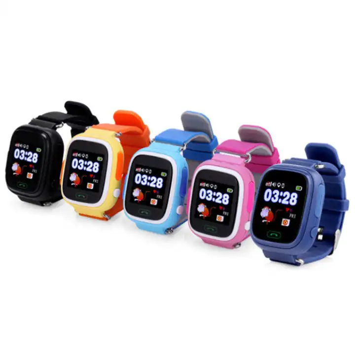 Wholesale New Q90 GPS Children Smart Watch Phone Position Kids Watch WIFI 1.22inch Color Touch Screen SOS Call Location Traker Smartwatch From