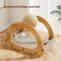 Griffoir pour chat, nid pour chat intégré, papier ondulé résistant à l'usure, outil universel pour aiguiser les griffes, jouet pour chat de grande taille, utilisable toute l'année