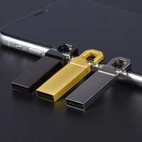 Mini clé USB en métal, clé USB personnalisée avec logo, clé USB 2.0 3.0 pour promotion de cadeaux d'affaires