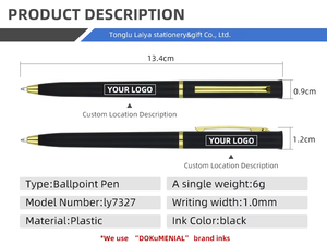 Bks Chuyên Nghiệp Siêu Mỏng Nhựa Xoắn Bút Biểu Tượng Tùy Chỉnh Thiết Kế Cổ Điển Khách Sạn Bút Bi Bút Mực Đen 1.0Mm Văn Phòng Bằng Văn Bản - Product Image 2
