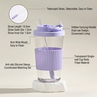 Couvercle de gobelet Tritan classique, écologique, incassable, réutilisable, anti-fuite, sans BPA, de qualité alimentaire, pour boissons – Meilleures ventes