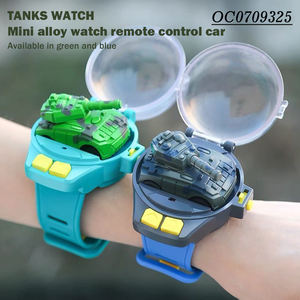 שלט רחוק סימולציה סגסוגת טנק רכב דגם לנוע עם שעון צעצועי מרחוק - Product Image 5