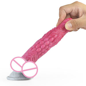 Dildo réaliste en silicone médical de 8 pouces avec un gros pénis pour femmes Cyber Animals Huge Penis - Product Image 6