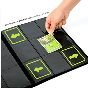 Carpeta de tarjetas de fotos personalizada para <span class=keywords><strong>Amazon</strong></span> k-pop, resistente al agua, 360 tarjetas, 4-9 bolsillos, Material PP en forma de corazón, carpetas de tarjetas comerciales - Product Image 4