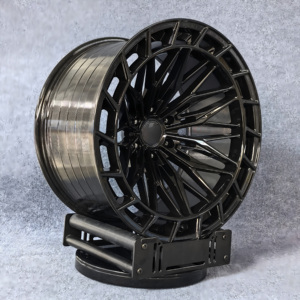 Jantes tout-terrain haute performance 4x4, noir brillant ultra-concave 22*12J 6*139.7, adaptées aux Toyota Prado et aux Ford Pickup - Product Image 2