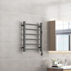 Avonflow <span class=keywords><strong>Petit</strong></span> Porte-serviettes chauffant Serviette chauffante <span class=keywords><strong>Radiateur</strong></span> Revêtement en poudre Porte-serviettes <span class=keywords><strong>électrique</strong></span> avec thermostat - Product Image 4